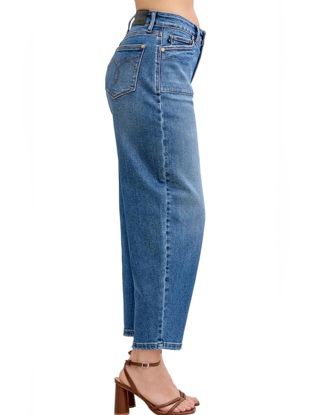 Judy Blue Womens Jeans - High Waisted Soft Barrel Stitch - Picture 3 of 10